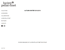 Tablet Screenshot of lucienpellat-finet.com